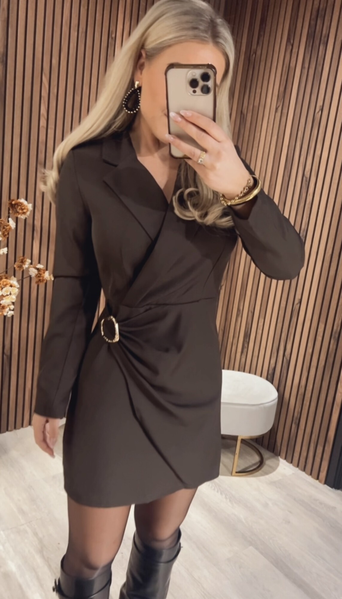 Dress Jaimy Brown SALE-20438