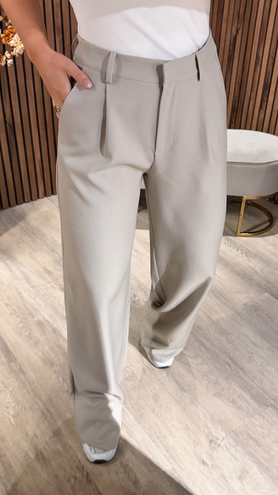 Pantalon Puck Greige -20486